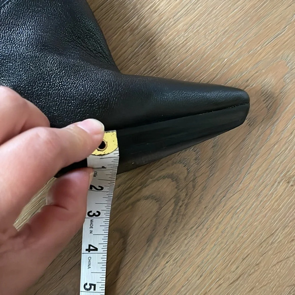 Michael Kors Cheyenne Leather Boot Black Size 8.5 - Picture 8 of 16